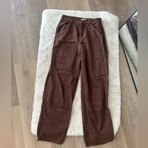 Baggy loose fit brown pants !